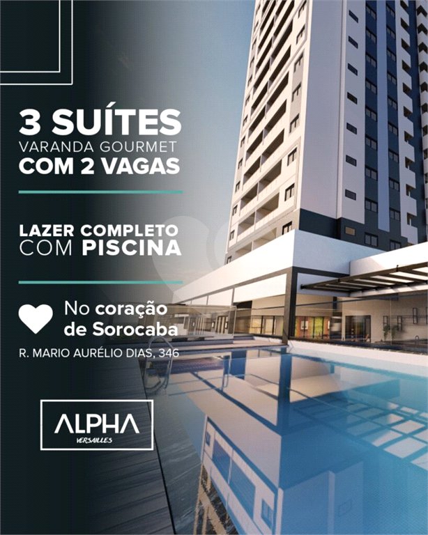 Apartamento à venda com 3 suítes em Vila Lucy, Sorocaba, SP