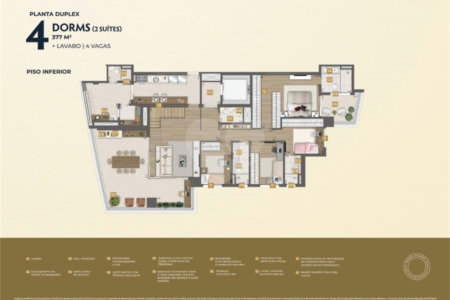 Apartamento à venda com 3 suítes em Água Branca, São Paulo, SP