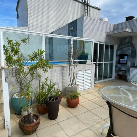 Cobertura com 4 dormitórios, 255 m² - venda por R$ 1.800.000,00 ou aluguel por R$ 16.000,00/mês - Embaré - Santos/SP