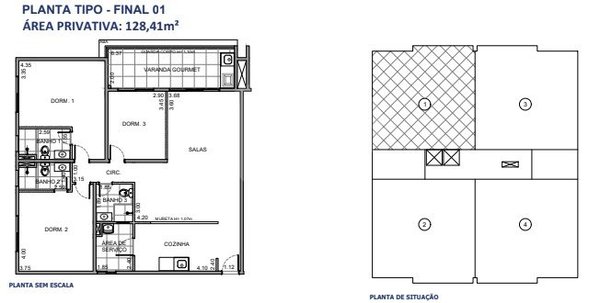 Apartamento 128m² 1