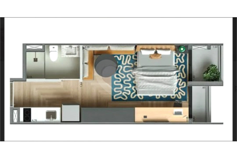 Studio à venda com 1 quarto em Jabaquara, São Paulo, SP