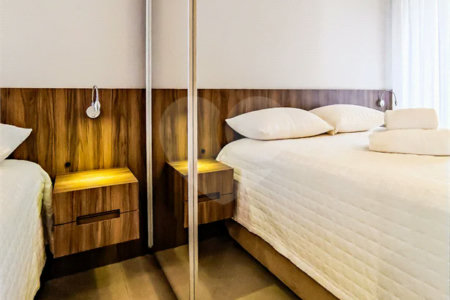 Apartamento totalmente mobiliado com ar-condicionado localizado no coração do Brooklin!!!