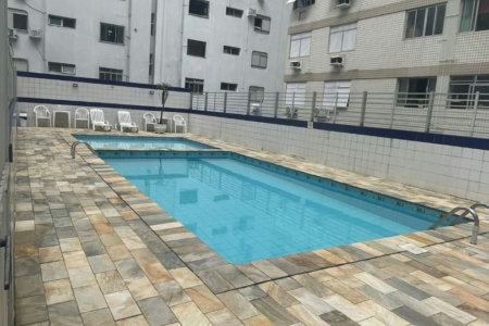 Apartamento com 2 dormitórios à venda, 90 m² por R$ 740.000,00 - Boqueirão - Santos/SP