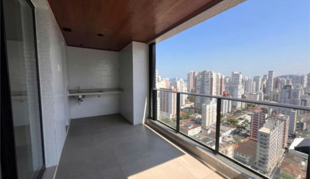 Apartamento com 1 dormitório à venda, 54 m² por R$ 880.000,00 - Boqueirão - Santos/SP