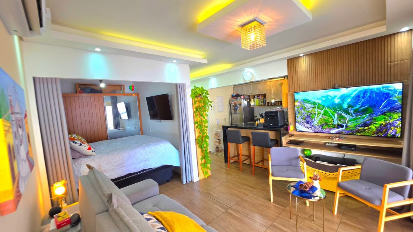 Apartamento com 1 dormitório à venda, 58 m² por R$ 740.000,00 - Ponta da Praia - Santos/SP