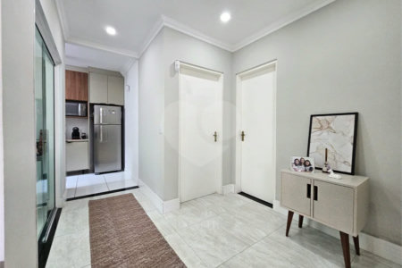 APTO TERREO COM QUINTYAL AMPLO, 2 QUARTOS 1 SUITE ,R$ 440 MIL