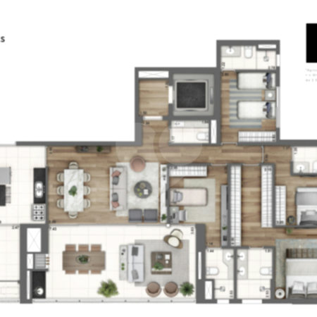 Apartamento à venda com 4 suítes em Perdizes, São Paulo, SP