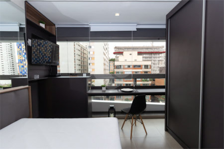 Apartamento à venda ou para alugar com 1 quarto em Pinheiros, São Paulo, SP
