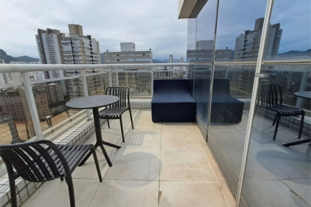 Studio à venda, 37 m² por R$ 530.000,00 - Gonzaga - Santos/SP
