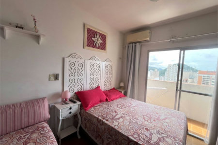 Apartamento com 1 dormitório à venda, 68 m² por R$ 280.000,00 - Pitangueiras - Guarujá/SP