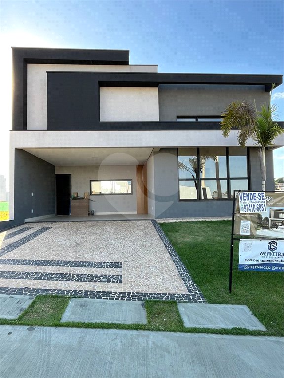 Casa à venda com 3 quartos, sendo 1 suíte,  no condomínio Park Gran Reserve, Indaiatuba - SP