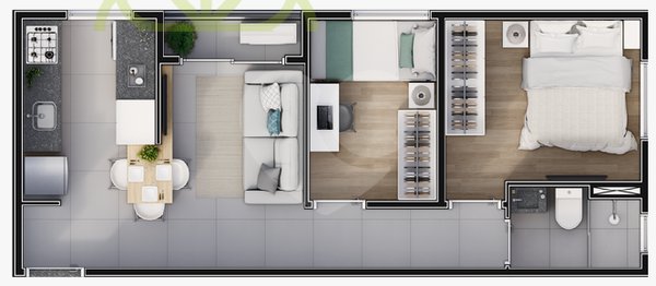 Apartamento 40m² 7