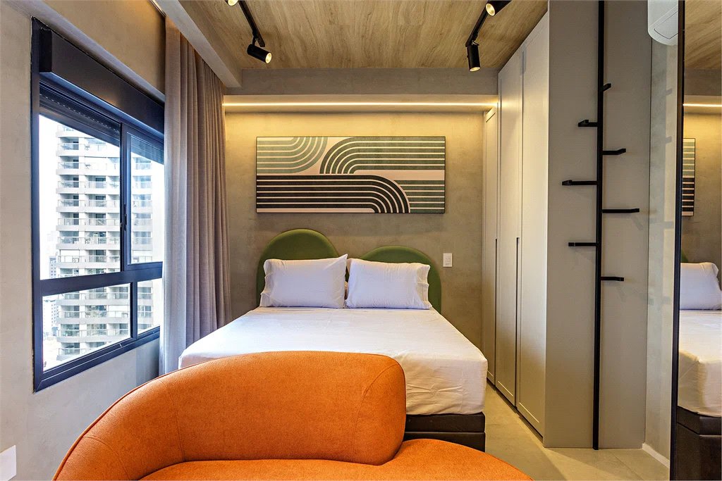 Apartamento à venda com 1 quarto em Brooklin Paulista, São Paulo, SP