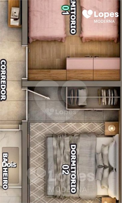 Casa à venda com 2 quartos no condomínio Residencial Unique, Ponta Porã - MS