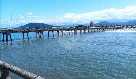 Apartamento à venda com 2 quartos, sendo 1 suíte, no Centro, Mongaguá, SP