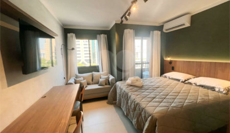 Apartamento à venda com 1 quarto em Indianópolis, São Paulo, SP
