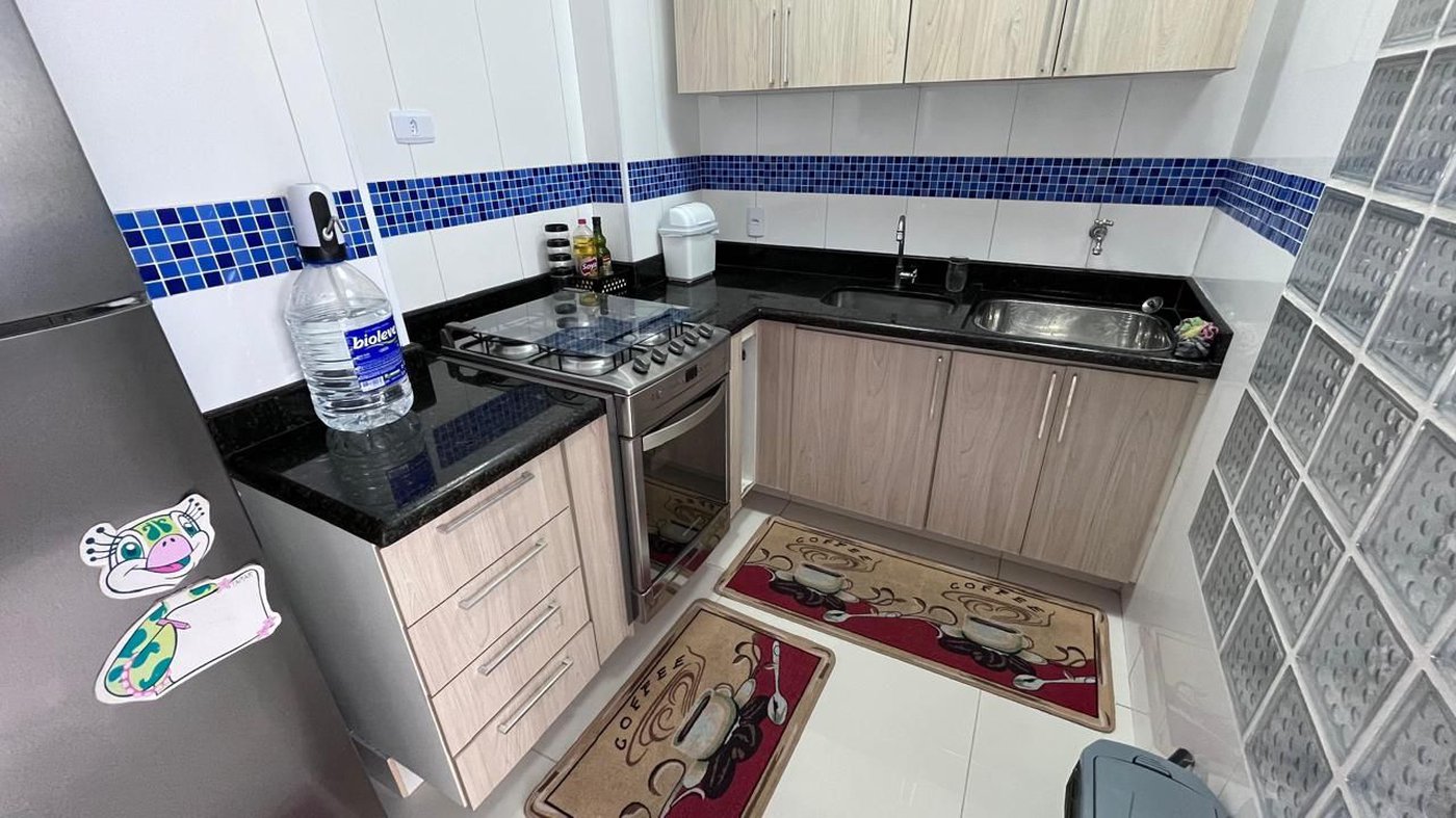 Apartamento com 1 dormitório à venda, 60 m² por R$ 490.000,00 - Gonzaga - Santos/SP