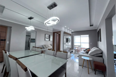 Apartamento à venda com 2 quartos, sendo 1 suíte, em Guilhermina, Praia Grande, SP