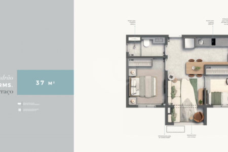 Apartamento à venda com 2 quartos em Pinheiros, São Paulo, SP