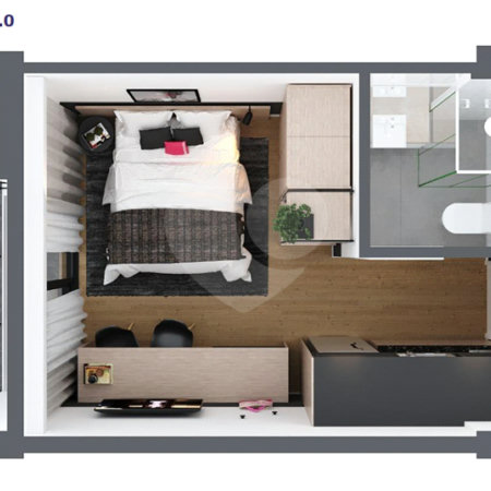 Studio à venda com 1 suíte em Indianópolis, São Paulo, SP