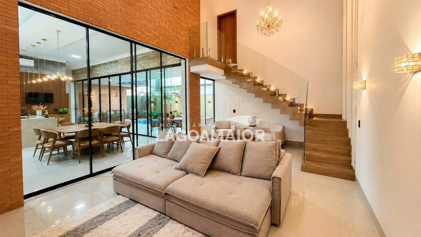 Casa à venda com 4 quartos, sendo 4 suítes, no condomínio Residencial Villa Dumont, Três Lagoas - MS