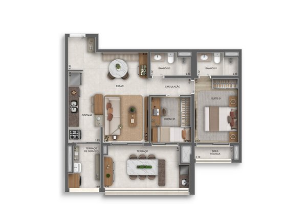 Apartamento 79m² 6