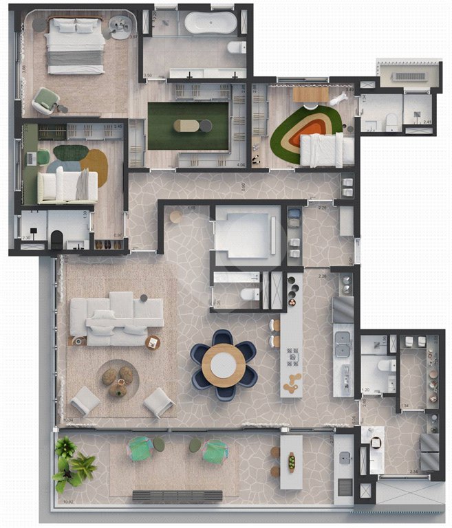 Apartamento à venda com 3 suítes em Jardim Paulista, São Paulo, SP
