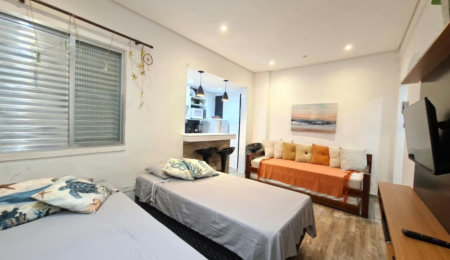 Apartamento com 1 dormitório à venda, 30 m² por R$ 395.000,00 - Embaré - Santos/SP