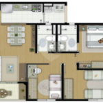 Apartamento à venda com 3 quartos, sendo 1 suíte,  em Jardim Caboré, São Paulo, SP