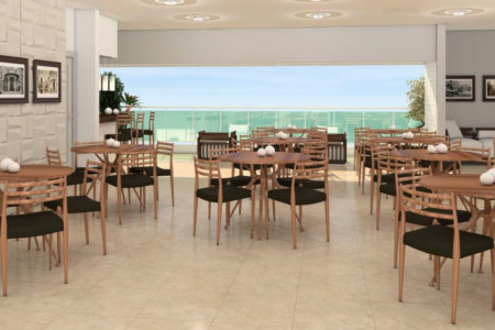 Apartamento Garden 94 m² com 2 dormitórios para venda ou aluguel no Embaré - Santos/SP