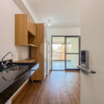 Studio novo com 33m² e vaga na garagem na região da Aclimação em São Paulo - SP.