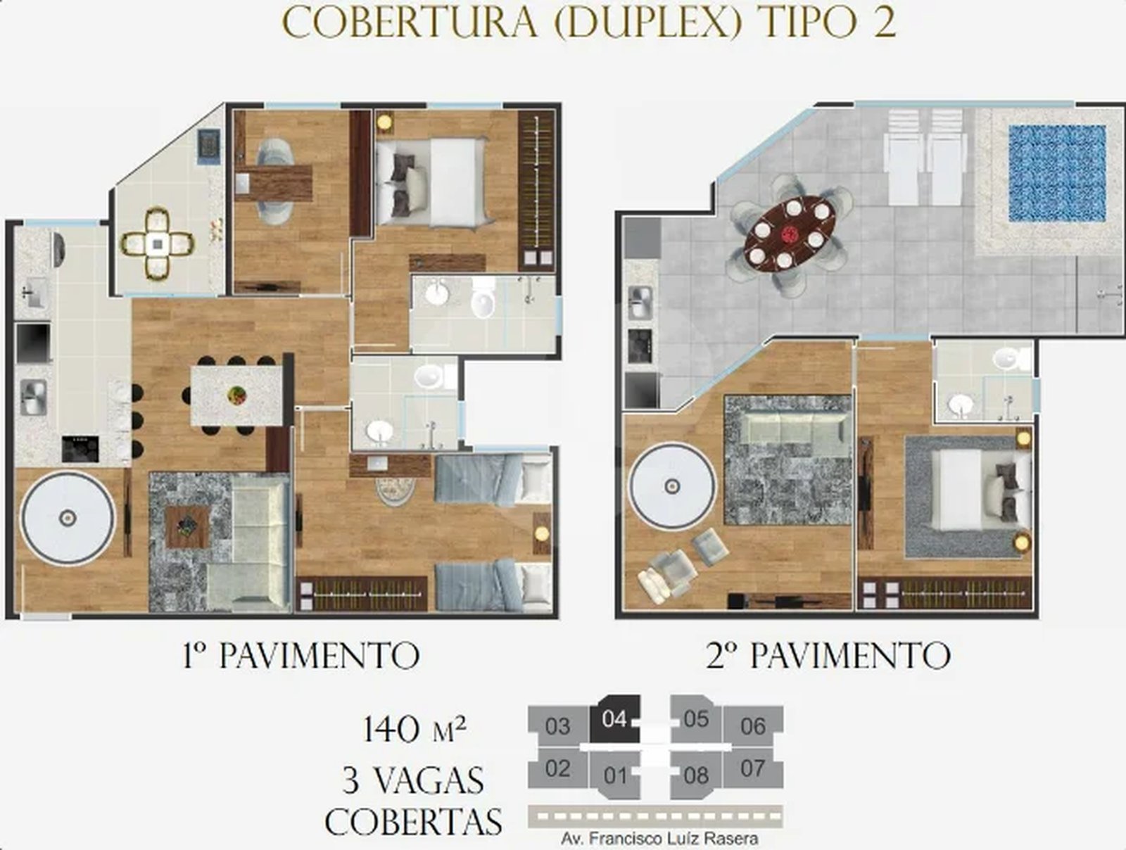 Apartamento 140m²