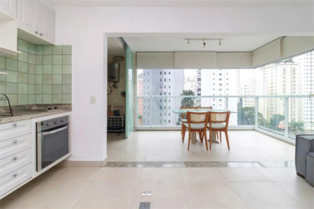 Apartamento com 43m² na região do Campo Belo em São Paulo - SP.