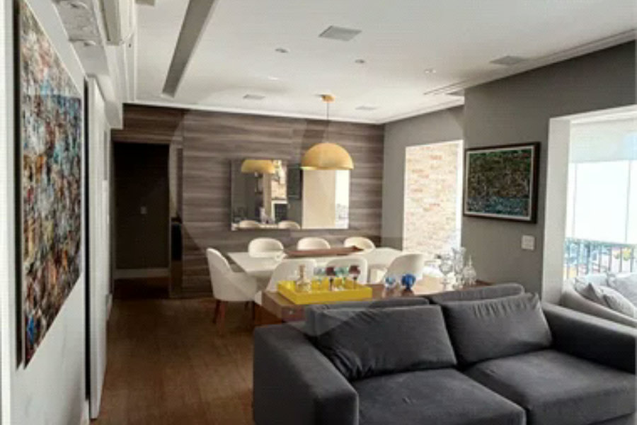 Apartamento totalmente mobiliado, com 02 suítes, 2 vagas de garagem 112m² a venda Vila Mascote.