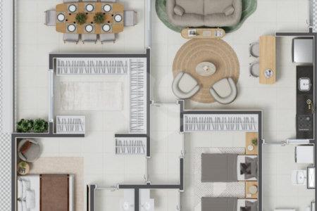 Apartamento à venda com 3 quartos, sendo 1 suíte,  em Ribeirânia, Ribeirão Preto, SP