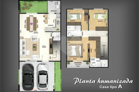 Casa à venda com 2 suítes no condomínio Residencial Américo de Figueiredo, Sorocaba - SP