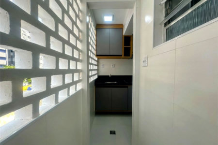 Apartamento com 1 dormitório à venda, 56 m² por R$ 445.000,00 - Boqueirão - Santos/SP