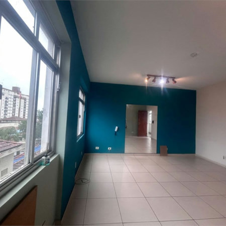 Sala Comercial para locação, Boqueirão, Santos - SA0084.