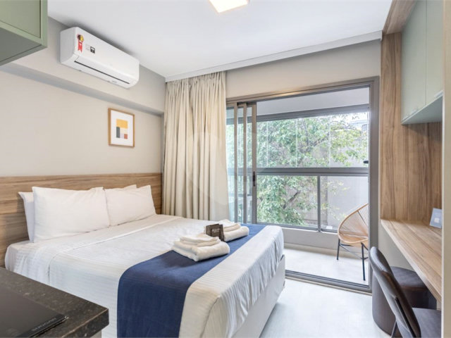 Studio à venda ou para alugar com 1 quarto em Moema, São Paulo, SP