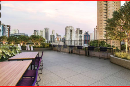 Apartamento à venda com 1 suíte em Santo Amaro, São Paulo, SP