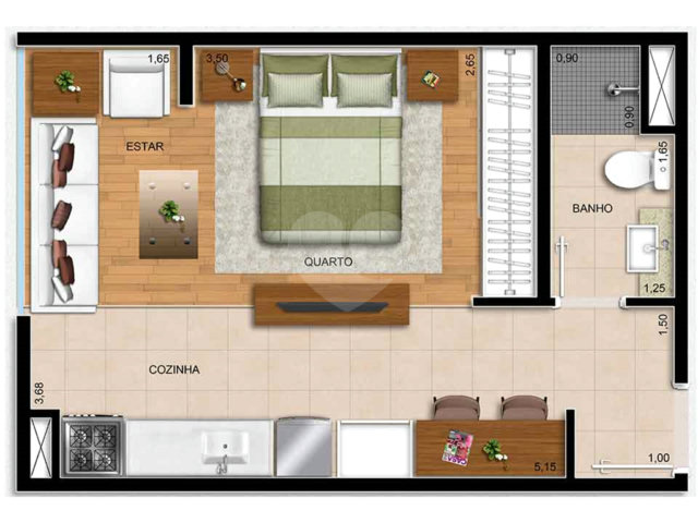 Apartamento à venda com 1 quarto em Tucuruvi, São Paulo, SP
