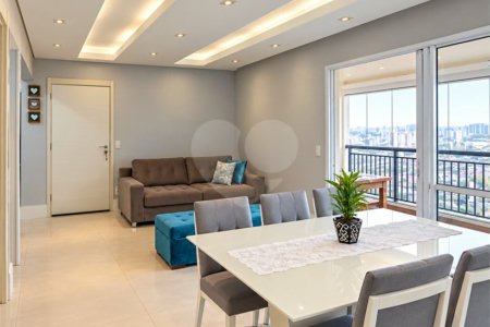Apartamento mobiliado de 106 m² no Centro de São Bernardo, com 3 dormitórios, suíte, 3 vagas, vista livre e condomínio com lazer completo.