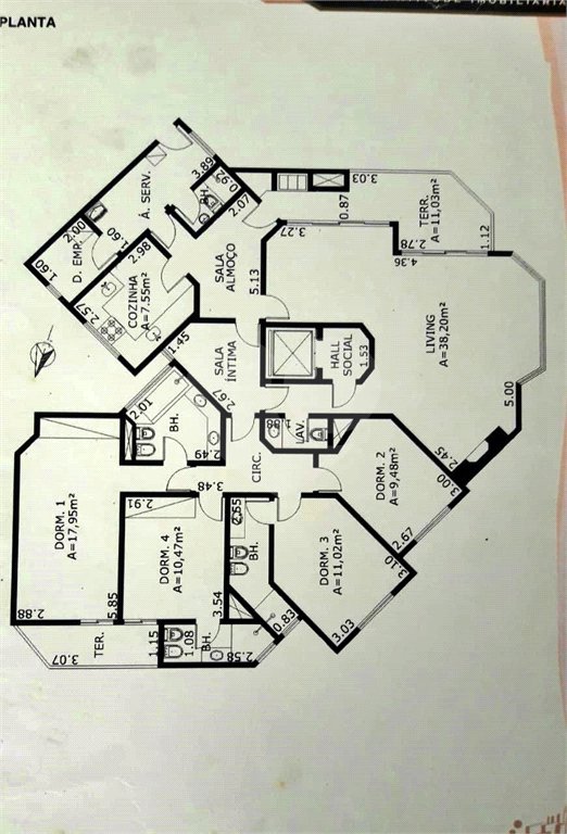 Apartamento à venda com 4 quartos, sendo 3 suítes,  em Itaim Bibi, São Paulo, SP