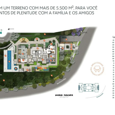 Apartamento à venda com 2 quartos, sendo 1 suíte,  em Vila Andrade, São Paulo, SP
