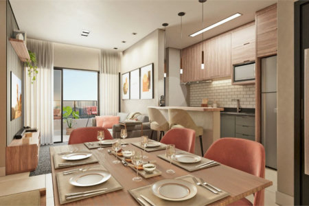 Apartamento à venda com 2 quartos, sendo 1 suíte,  em Residencial Jardins da Catalunha, Atibaia, SP