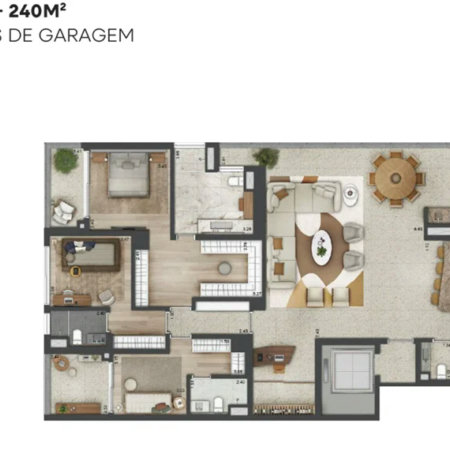 Apartamento à venda com 4 suítes em Vila Cordeiro, São Paulo, SP