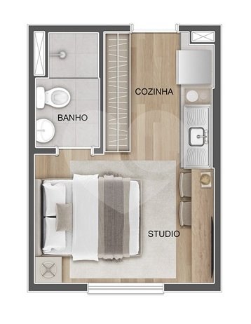 Apartamento 17m² 1