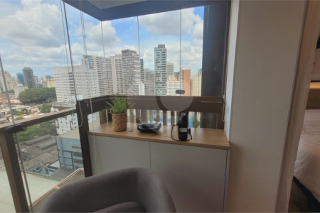 Studio sofisticado, totalmente mobiliado e pronto para morar