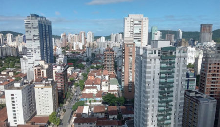 Apartamento com 1 dormitório à venda, 95 m² por R$ 1.600.000,00 - Aparecida - Santos/SP
