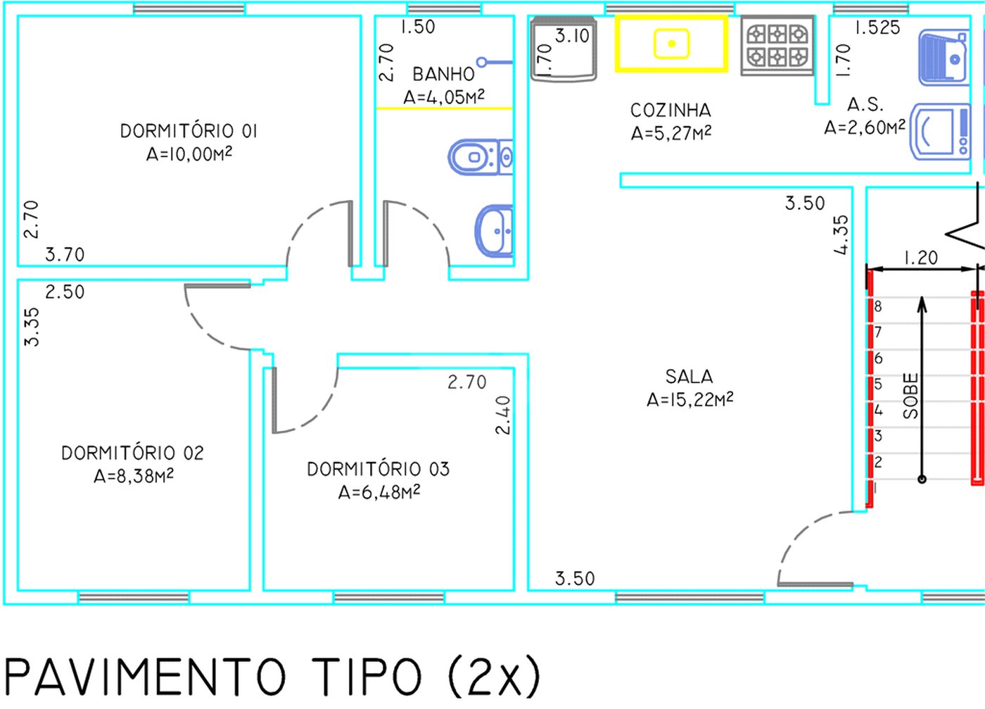 Apartamento à venda com 3 quartos em Conjunto Habitacional Brás Cubas, Mogi das Cruzes, SP